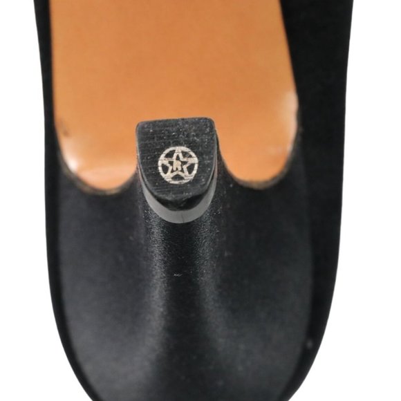 New Vintage Salvatore Ferragamo Pumps Heels Italy Women's 6 Black Dress Formal - Picture 14 of 16